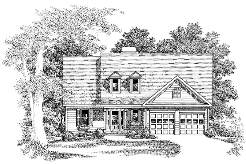 Home Plan - Exterior - Front Elevation 3 for Country House Plan #927-548 - 3 bed, 2.5 bath
