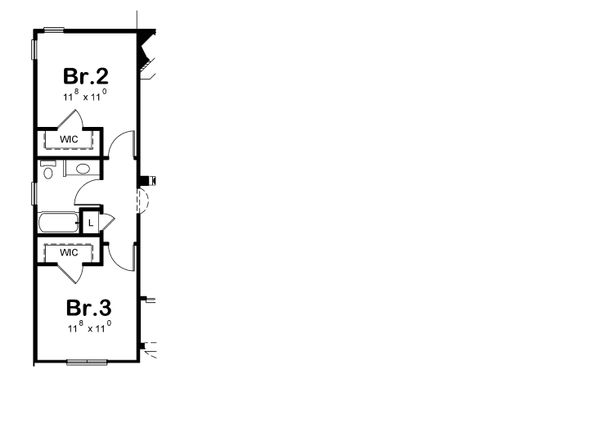 House Plan Design - Optional Bedroom Layout