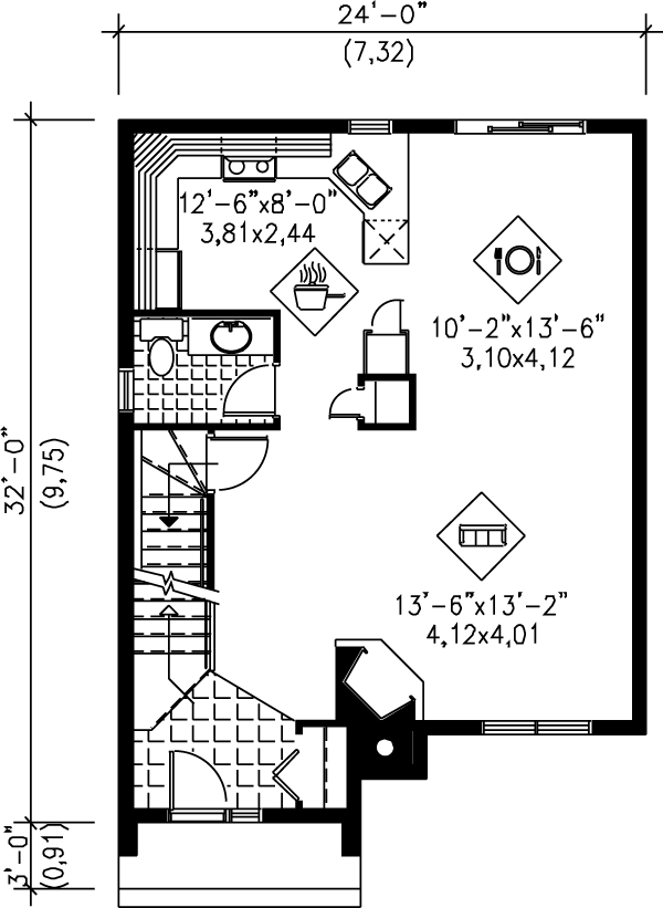 Floor Plan - Main Floor Plan #25-2281