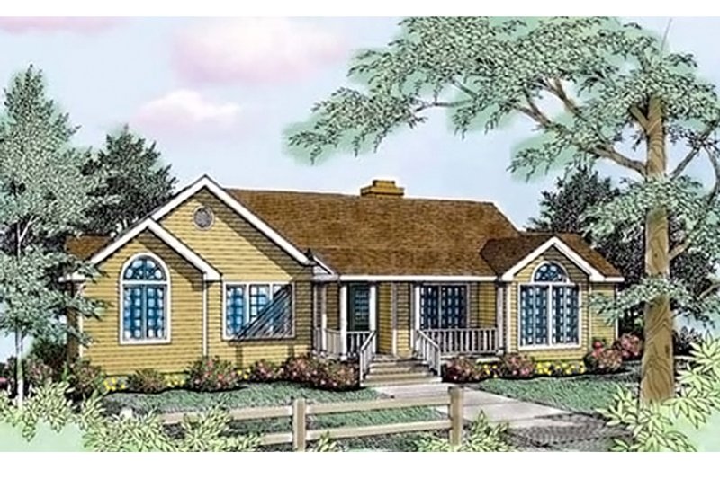 Home Plan - Traditional Exterior - Front Elevation Plan #314-236