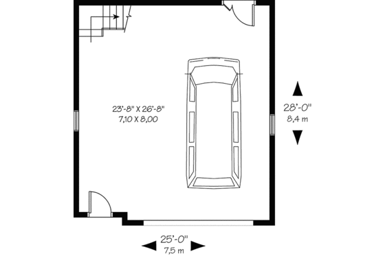 Floor Plan - Main Floor House Plan #23-2475, 0 bath