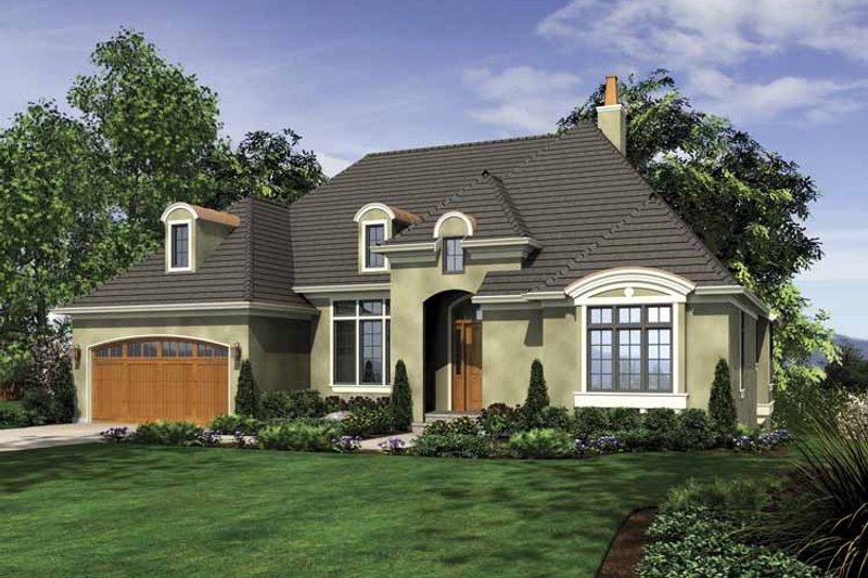 Dream House Plan - Traditional Exterior - Front Elevation Plan #48-863
