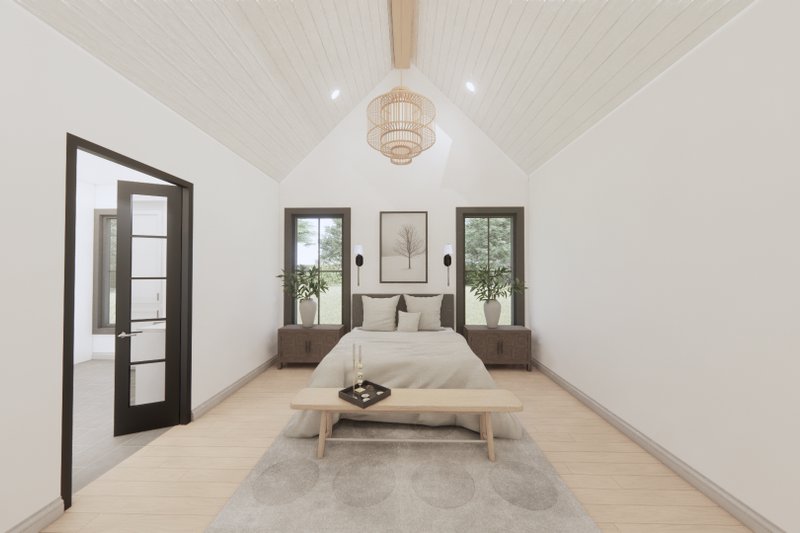 Dream House Plan - Interior - Master Bedroom 2 for Farmhouse House Plan #1074-84 - 4 bed, 3.5 bath