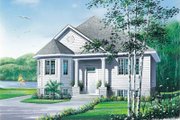 European Style House Plan - 2 Beds 1 Baths 1005 Sq/Ft Plan #23-305 