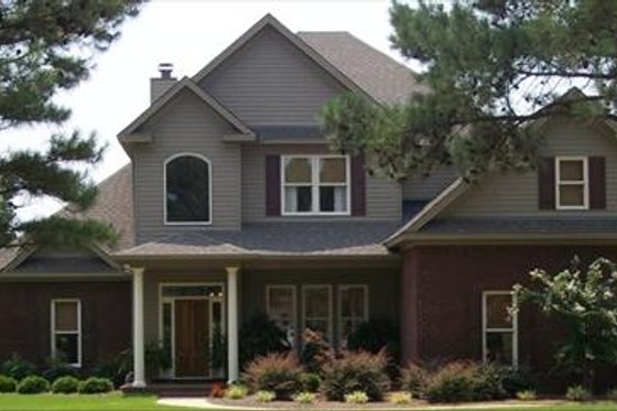 Exterior - Front Elevation for Traditional House Plan #63-121 - 4 bed, 2.5 bath