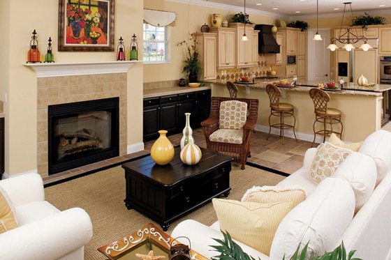 Interior - Family Room for Country House Plan #929-897 - 4 bed, 5 bath