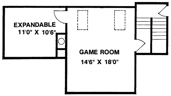 House Blueprint - Traditional Floor Plan - Upper Floor Plan #952-10