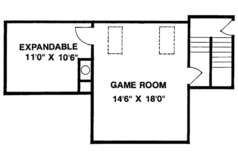 Home Plan - Floor Plan - Upper Floor for Traditional House Plan #952-10 - 3 bed, 2 bath