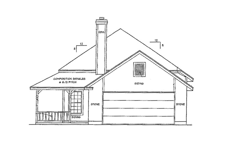 Architectural House Design - Floor Plan - Other Floor for Ranch House Plan #472-58 - 3 bed, 2 bath