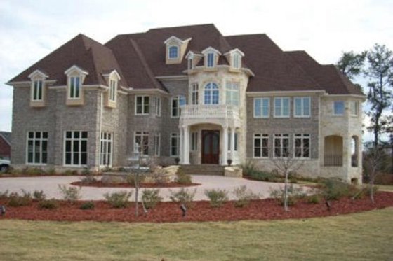 Exterior - Other Elevation 3 for European House Plan #119-172 - 6 bed, 8.5 bath