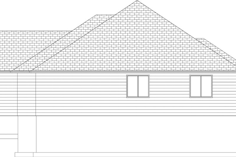 Architectural House Design - Exterior - Other Elevation for Ranch House Plan #1060-34 - 6 bed, 3 bath