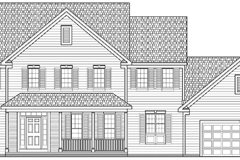 Home Plan - Traditional Exterior - Front Elevation Plan #328-325