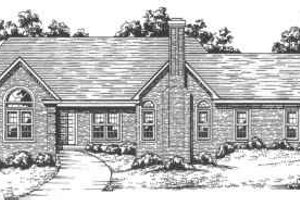 Ranch Exterior - Front Elevation Plan #30-175