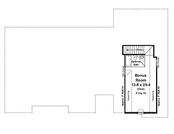 European Floor Plan - Upper Floor Plan #21-478