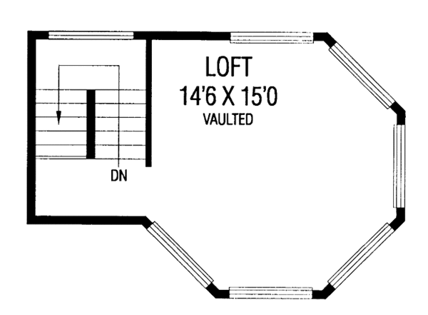 Architectural House Design - Country Floor Plan - Upper Floor Plan #60-656