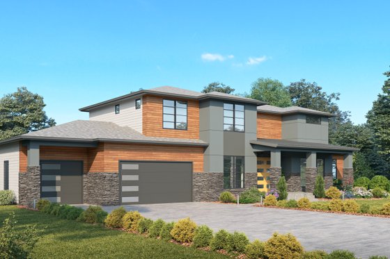 Photo 1 for Contemporary House Plan #1066-164 - 5 bed, 5.5 bath