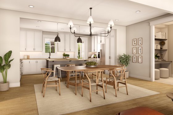 Interior - Dining Room for Farmhouse House Plan #430-264 - 3 bed, 2.5 bath