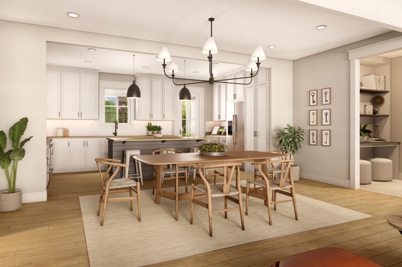House Blueprint - Interior - Dining Room for Farmhouse House Plan #430-264 - 3 bed, 2.5 bath