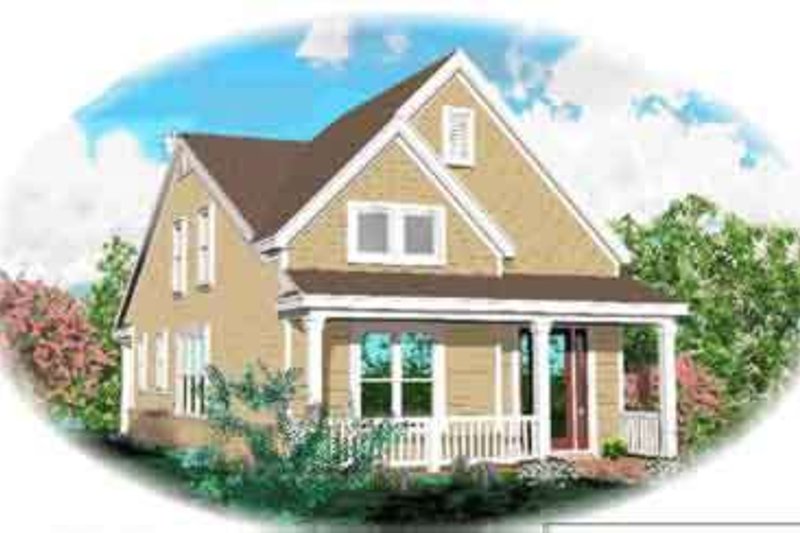 Colonial Style House Plan - 3 Beds 2.5 Baths 2770 Sq/Ft Plan #81-473