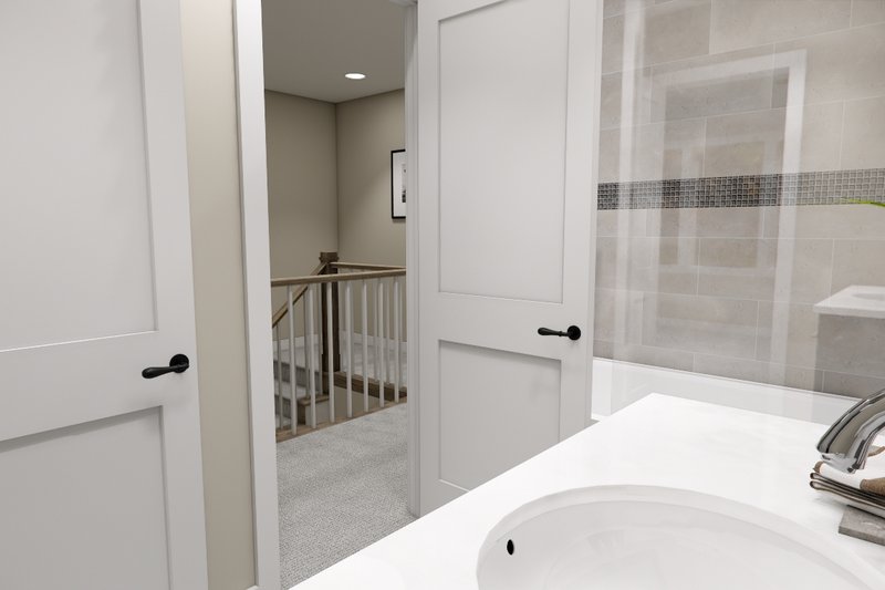 Architectural House Design - Interior - Bathroom 2 for Bungalow House Plan #51-1364 - 4 bed, 3.5 bath