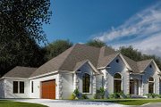 European Style House Plan - 4 Beds 2.5 Baths 2833 Sq/Ft Plan #17-2308 Exterior 