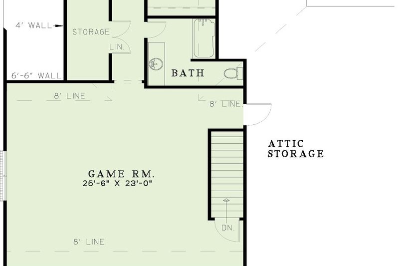 Dream House Plan - Exterior - Front Elevation 5 for Ranch House Plan #17-575 - 5 bed, 4.5 bath