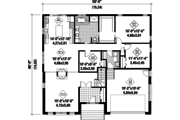 Contemporary Style House Plan - 2 Beds 1 Baths 1813 Sq/Ft Plan #25-4332 