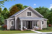 Cottage Style House Plan - 2 Beds 2 Baths 1049 Sq/Ft Plan #513-2244 