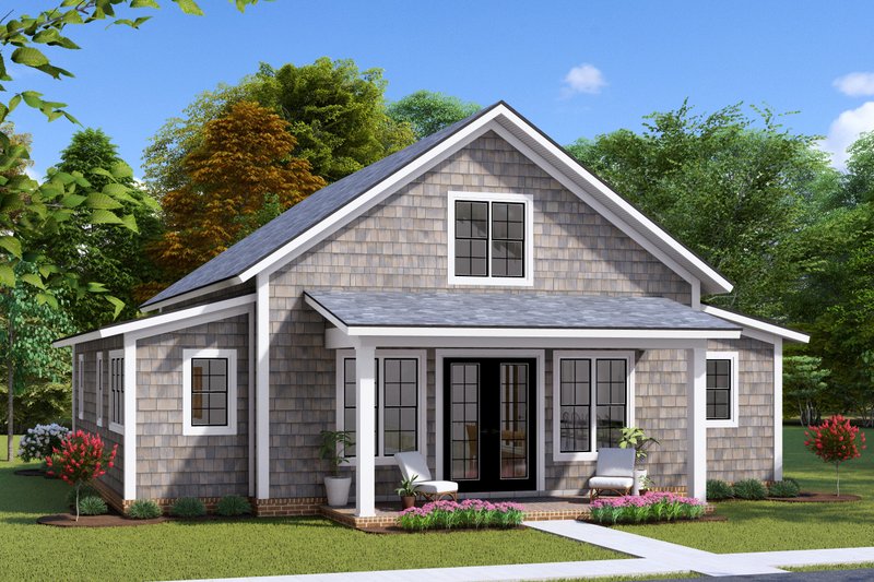 Dream House Plan - Exterior - Other Elevation for Cottage House Plan #513-2244 - 2 bed, 2 bath