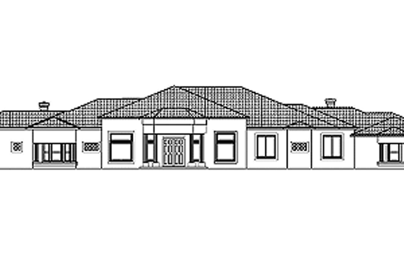 Dream House Plan - Exterior - Other Elevation for Mediterranean House Plan #1-913 - 5 bed, 5 bath