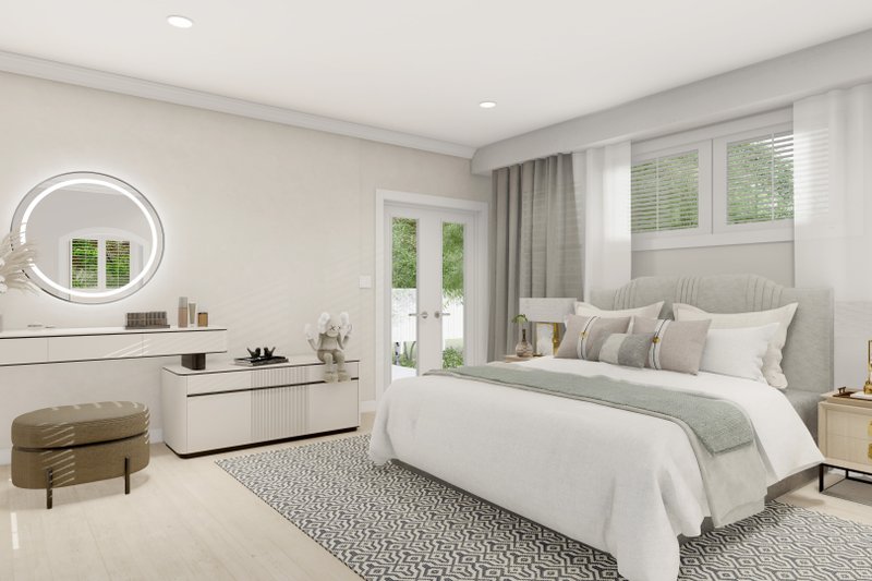 Dream House Plan - Interior - Master Bedroom for Ranch House Plan #1060-6 - 3 bed, 3 bath