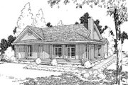 Farmhouse Style House Plan - 3 Beds 2 Baths 1540 Sq/Ft Plan #312-237 