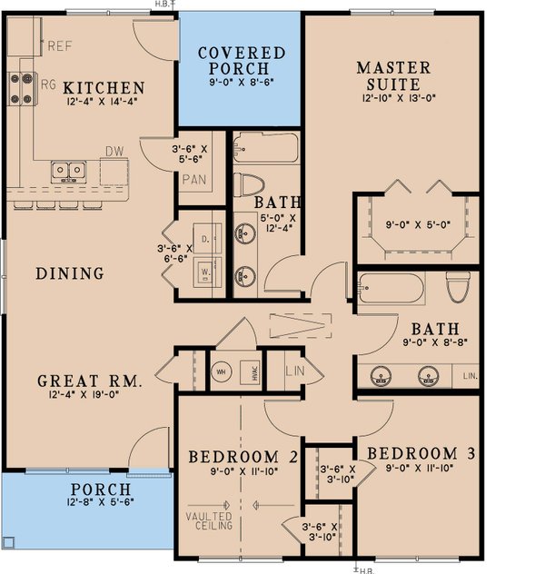 Cottage Floor Plan - Main Floor Plan #923-356