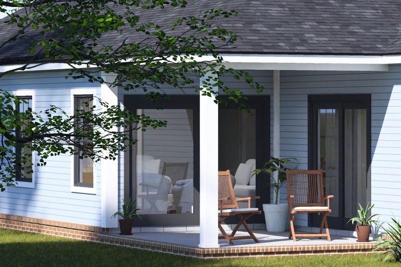 Home Plan - Exterior - Other Elevation 3 for Cottage House Plan #513-2500 - 2 bed, 2 bath