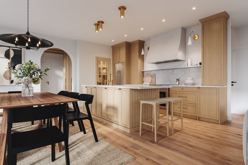 Home Plan - Interior - Kitchen for Country House Plan #23-2805 - 4 bed, 2.5 bath