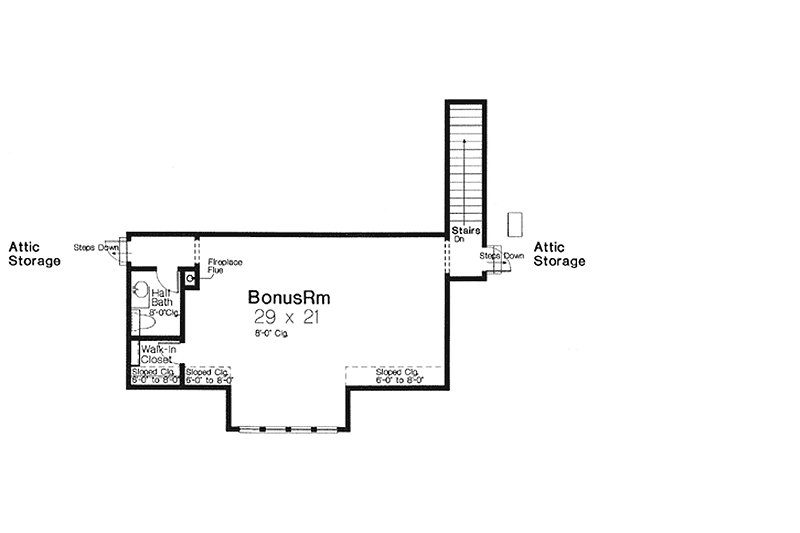 Architectural House Design - Floor Plan - Upper Floor for European House Plan #310-993 - 3 bed, 3.5 bath