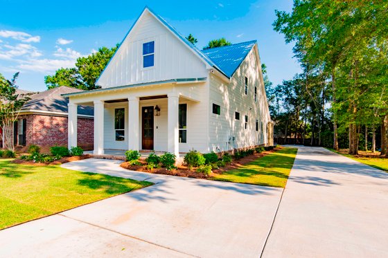Exterior - Front Elevation 3 for Cottage House Plan #430-117 - 4 bed, 2.5 bath