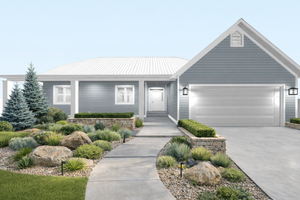 House Blueprint - Farmhouse Exterior - Front Elevation Plan #1060-478