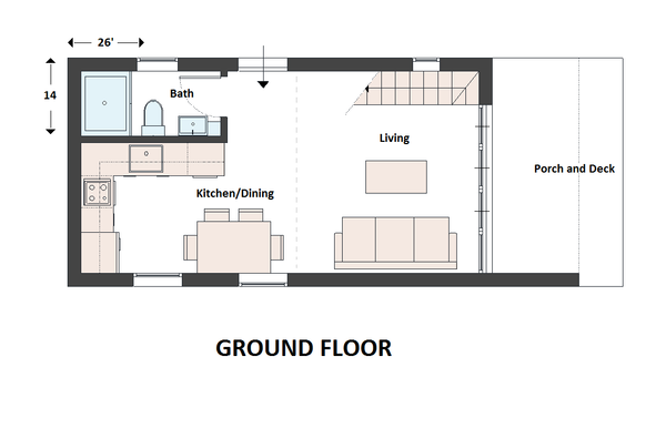 Contemporary Floor Plan - Main Floor Plan #542-24