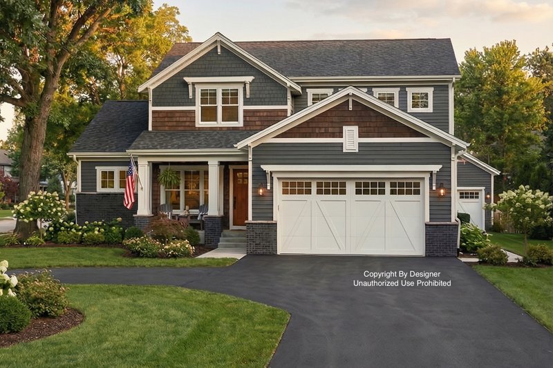 House Plan Design - Bungalow Exterior - Front Elevation Plan #51-1372