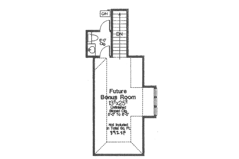 Home Plan - Floor Plan - Other Floor for European House Plan #310-494 - 4 bed, 3.5 bath