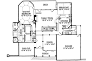 Colonial Style House Plan - 4 Beds 2.5 Baths 2773 Sq/Ft Plan #119-108 