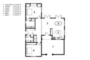 Adobe / Southwestern Style House Plan - 2 Beds 1.5 Baths 1622 Sq/Ft Plan #497-60 