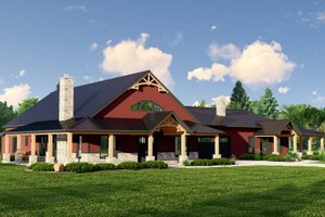 Exterior - Other Elevation 2 for Barndominium House Plan #1064-255 - 5 bed, 4.5 bath