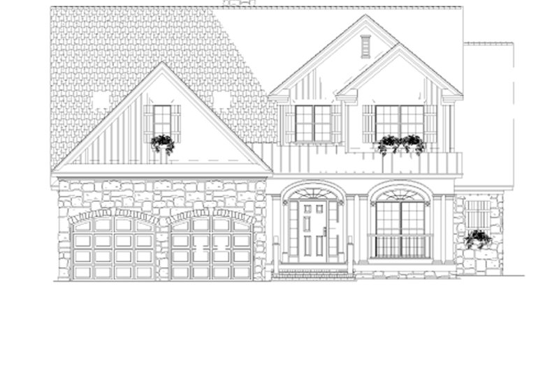 House Plan Design - Exterior - Front Elevation 10 for Traditional House Plan #17-2779 - 4 bed, 2.5 bath