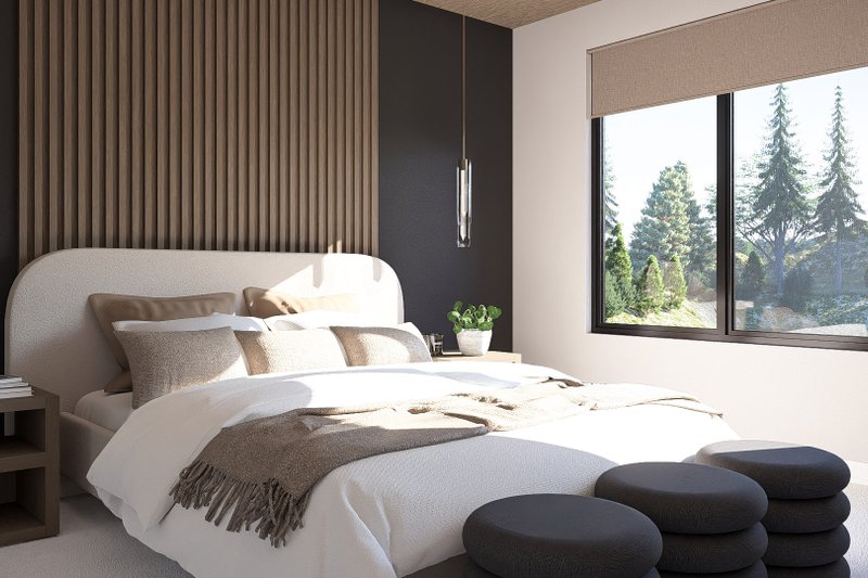 House Plan Design - Interior - Master Bedroom for Modern House Plan #455-733 - 3 bed, 2.5 bath