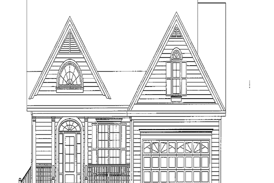Exterior - Front Elevation 4 for Country House Plan #929-704 - 3 bed, 2 bath