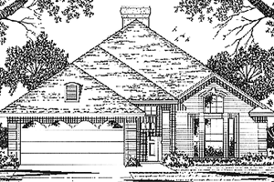 Home Plan - Traditional Exterior - Front Elevation Plan #42-652