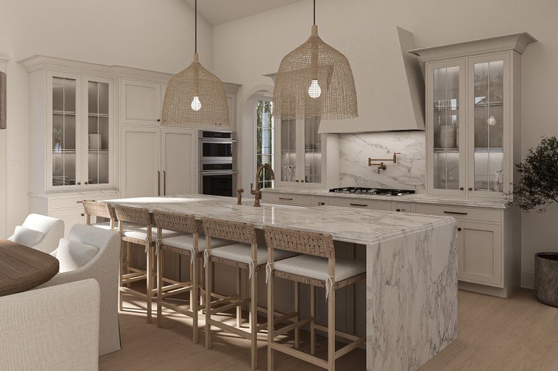 House Blueprint - Interior - Kitchen for Beach House Plan #455-760 - 3 bed, 2.5 bath