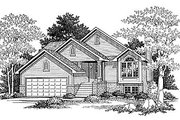 Traditional Style House Plan - 3 Beds 3 Baths 1337 Sq/Ft Plan #70-108 